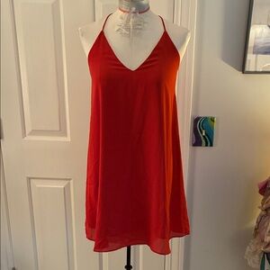 Super cute deep orange dress